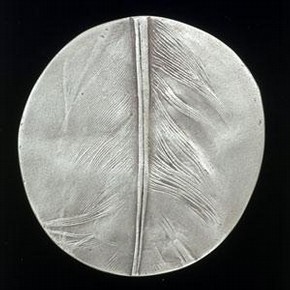 Leda and the Hat Pin by Linda Crook, 2003, back view