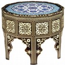 Ottoman marquetry and tile table Mid 16th century Museum no. C.19-1987