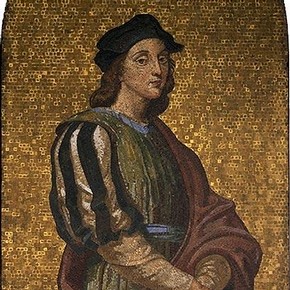 Raphael – mosaic by F. H. Cole and M. Jennings, after F. W. Moody’s painting, 1872