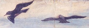 Raphael, The Miraculous Draught of Fishes - detail of ravens