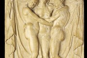 'The Three Graces', from the circle of Georg Schweigger, about 1650. Museum no. 366-1864