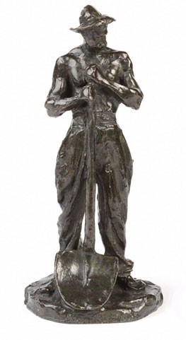 Peasant, Jules Dalou, about 1894. Museum no. A.31-1971 