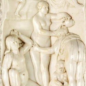 Scene in a Bath House, about 1650. Museum no. A.42-1949