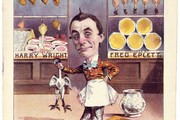 Music sheet cover for 'Our Stores Ltd' sung by Dan Leo, 19th century. Museum no. HBF f.42-17