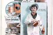 Music sheet cover for 'If it Wasn’t for the ‘Ouses In Between' sung by Gus Elen, 19th century