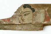Painted panel, 500-600 AD. Museum no. LOAN:I A SURVEY.3 (Kha.i.42)