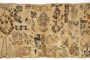 Sampler, Unknown, 1800-1899. Museum no. T.325-1921