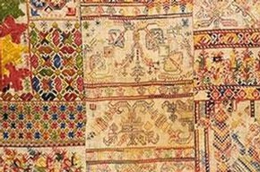Sampler, Unknown, 19th century. Museum no. T.35-1933
