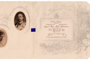 Ticket to the Royal Command Performance, 1 July 1912