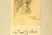 Cariacture of Gracie Fields by Gilbert Sommerlad, 23 April 1936. Museum no. S.131:41-2002