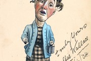 Cariacture of Nellie Wallace by George Cooke, 4 June 1904. Museum no. S.392:52-2002
