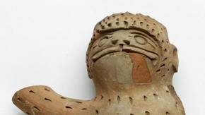 Terracotta monkey, 300-400 AD. Museum no. LOAN:STEIN.79 (A.T.v.2)