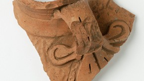 Vessel fragment, 300-400 AD. Museum no. LOAN:INDIA.38 (Si.001)