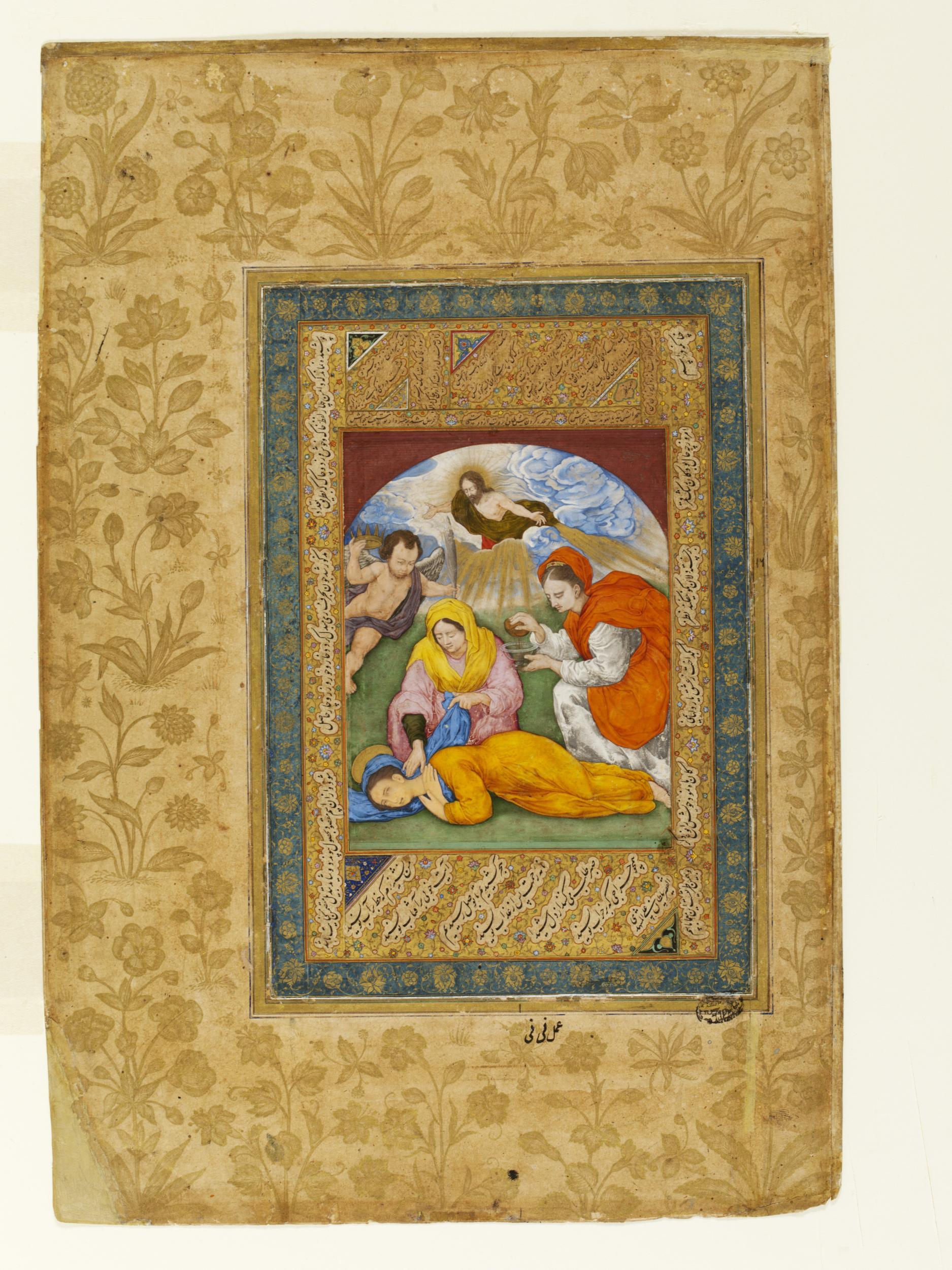 christian mughal art