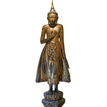 Standing figure of the buddha Standing figure of the buddha