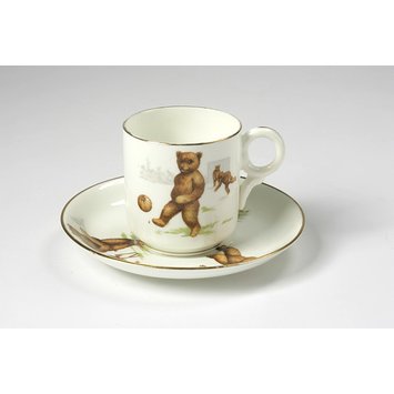 Child's cup and saucer Child's cup and saucer