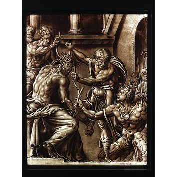 Panel - Crowing of Christ with thorns Panel - Crowing of Christ with thorns