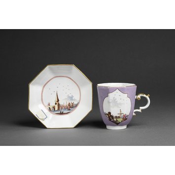 Beaker and saucer Beaker and saucer
