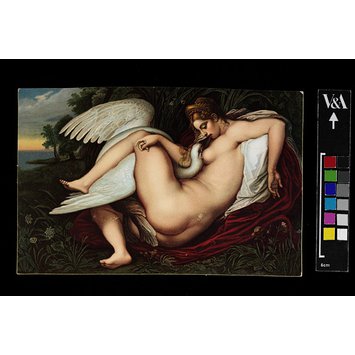 Postcard - Leda and the Swan Postcard - Leda and the Swan