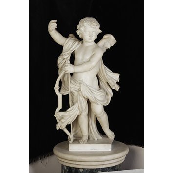 Statue - Cupid holding a bow Statue - Cupid holding a bow