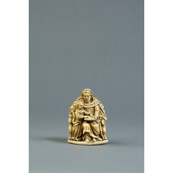 Statuette - St Anne teaching the Virgin to read Statuette - St Anne teaching the Virgin to read