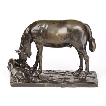 Statuette - Horse Drinking from a Spring Statuette - Horse Drinking from a Spring