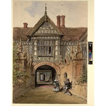 Watercolour - Speke Hall, Lancashire Watercolour - Speke Hall, Lancashire