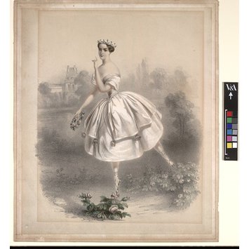 Print - Print showing Marie Taglioni in L'Ombre Print - Print showing Marie Taglioni in L'Ombre