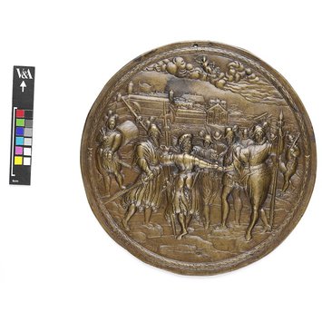 Relief - The Conference between the German Troops and De Bours, de Roeck and de Liedekerke Relief - The Conference between the German Troops and De Bours, de Roeck and de Liedekerke