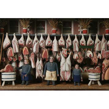 Model butcher's shop Model butcher's shop