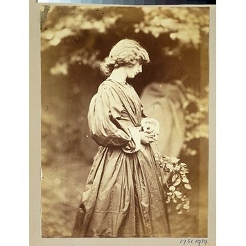 Photograph - Jane Morris, posed by Rossetti Photograph - Jane Morris, posed by Rossetti