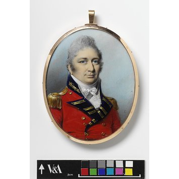 Portrait miniature - Portrait of Colonel Cuppage Portrait miniature - Portrait of Colonel Cuppage