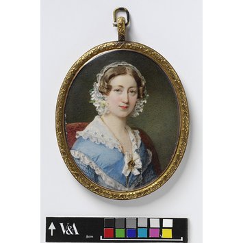 Portrait miniature - Portrait miniature of Mrs Edwin Dalton Portrait miniature - Portrait miniature of Mrs Edwin Dalton