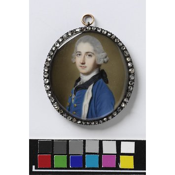 Portrait miniature - Portrait of an unknown man Portrait miniature - Portrait of an unknown man