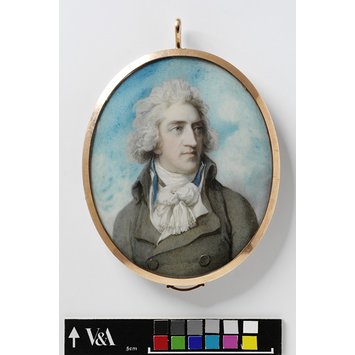 Portrait miniature - Portrait of an unknown man Portrait miniature - Portrait of an unknown man