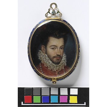 Portrait miniature - Portrait of Henry III, King of France Portrait miniature - Portrait of Henry III, King of France