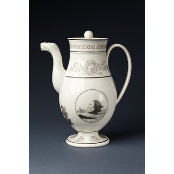 Coffee pot and cover Coffee pot and cover