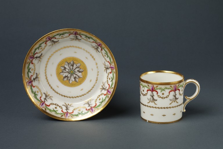 Cup and saucer | Duc d'Angoulême's porcelain factory | V&A Search the ...