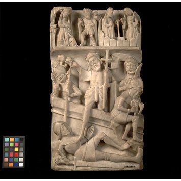 Panel - The Resurrection with Christ's appearance to the Virgin and to Mary Magdalene Panel - The Resurrection with Christ's appearance to the Virgin and to Mary Magdalene