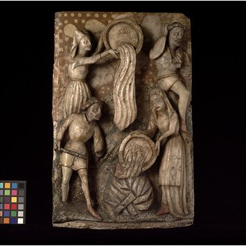 Panel - Quenching of the ashes of St John the Baptist (?) Panel - Quenching of the ashes of St John the Baptist (?)