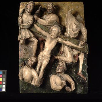 Panel - Christ nailed to the Cross Panel - Christ nailed to the Cross