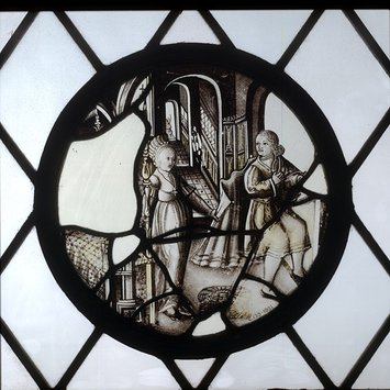 Roundel - Joseph and Potiphar's Wife Roundel - Joseph and Potiphar's Wife