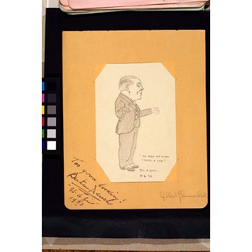 Caricature - Bertram Dench in <i>It's a Girl</i> Caricature - Bertram Dench in <i>It's a Girl</i>