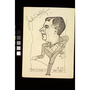 Caricature - Jack Walker conducting a performance of <font -i>When in Rome</font -i> Caricature - Jack Walker conducting a performance of <font -i>When in Rome</font -i>