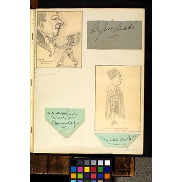 Caricature - Seymour Hicks as Richard Darnton in <i>The Gay Adventure</i> Caricature - Seymour Hicks as Richard Darnton in <i>The Gay Adventure</i>