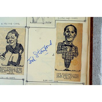 Caricature - Jack Stanford in <i>Mother Goose</i> Caricature - Jack Stanford in <i>Mother Goose</i>