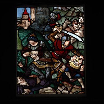 Panel - The Slaughter of Job's herdsmen Panel - The Slaughter of Job's herdsmen