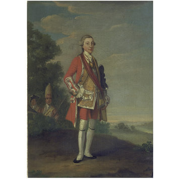 Oil painting - Portrait of an Officer, formerly identified as William Augustus, Duke of Cumberland Oil painting - Portrait of an Officer, formerly identified as William Augustus, Duke of Cumberland
