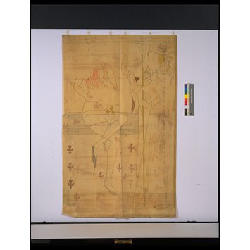 Drawing - The Legend of St. Kenelm, King of Mercia Drawing - The Legend of St. Kenelm, King of Mercia