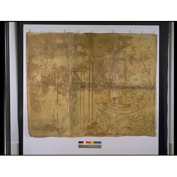 Watercolour - The Legend of St. Kenelm, King of Mercia Watercolour - The Legend of St. Kenelm, King of Mercia